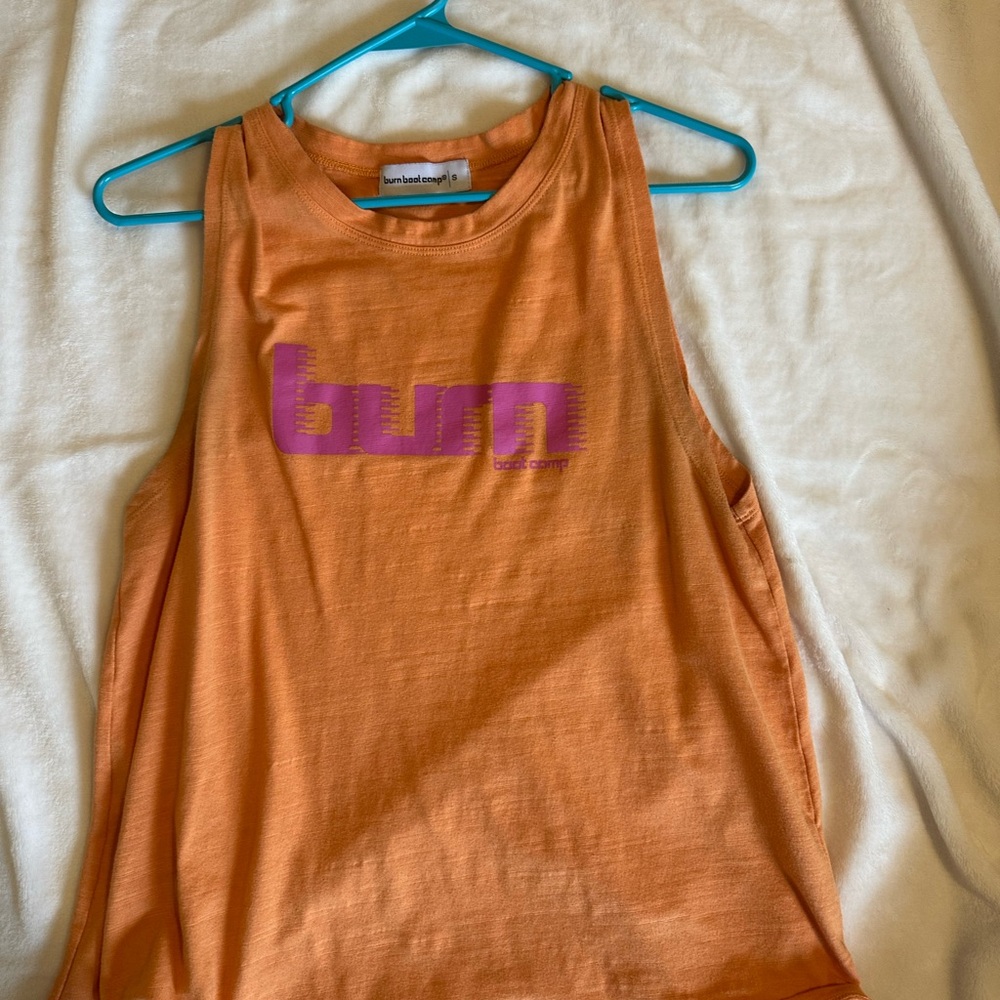 Orange Sleeveless Top